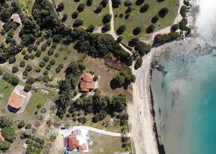 度假居 Villa King Filippos - Royal Beachfront - Sithonia Chalkidiki *