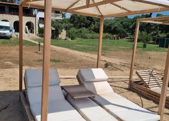 Villa King Filippos - Royal Beachfront - Sithonia Chalkidiki 尼基季